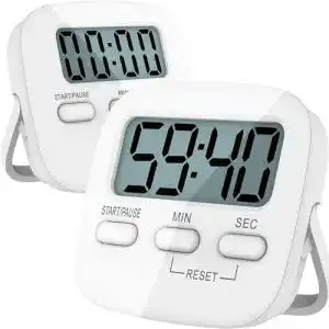 Kurzzeitwecker mecheer 2 stueck kuechentimer kurzzeitmesser