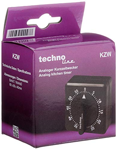 Kurzzeitwecker Technoline KZW Analog schwarz