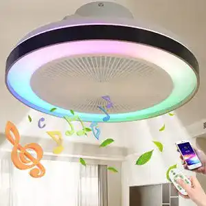 Led deckenleuchte mit lautsprecher truyok led rgb
