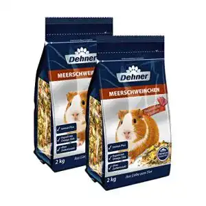 Meerschweinchenfutter dehner premium 2 x 2 kg 4 kg