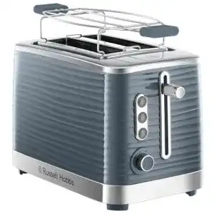 Mini toaster russell hobbs toaster fuer 2 scheiben inspire grau