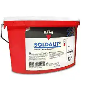 Silikatfarbe aussen soldalit keim 1111421 fassadenfarbe weiss 5kg