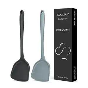 Spatel souxmux 2 stueck silikon wok antihaft bpa frei