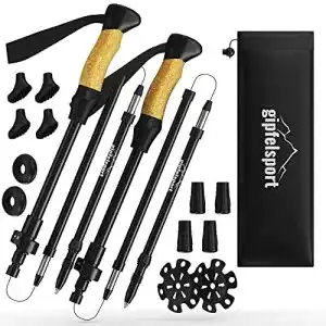 Trekkingstoecke faltbar gipfelsport faltbarer wanderstock alu
