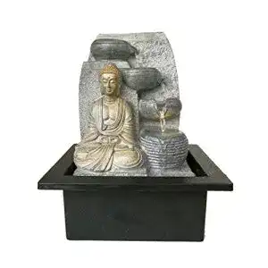Zimmerbrunnen dehner steine mit led beleuchtung