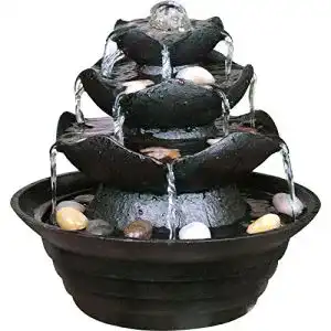 Zimmerbrunnen dobar design tischbrunnen 96410e dreistufig