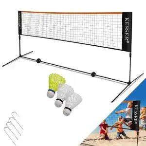 Badminton netz kesser badmintonnetz tennisnetz 300cm