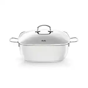 Braeter mit glasdeckel fissler secural edelstahl braeter
