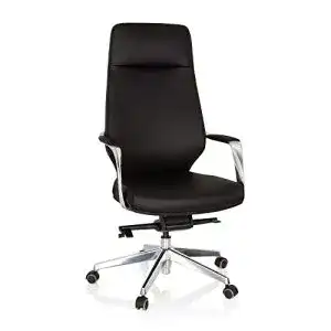 Buerostuhl echtleder hjh office 600983 eleganter chefsessel velvet