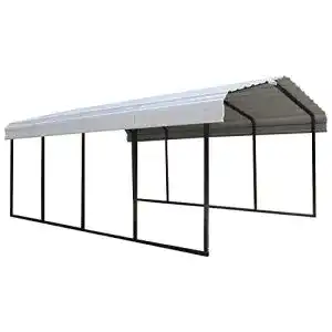 Carport arrow sheds stahl garage neapel schwarz