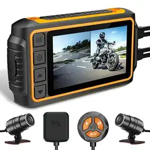 Dashcam motorrad ixroad 1080p dash cam dual kamera