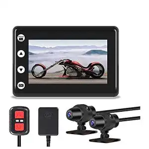 Dashcam motorrad vsysto motorrad kamera 1080p doppellinse 1