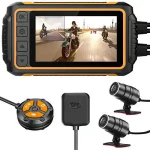 Dashcam motorrad ydi wasserdichte motorrad dashcam dual fhd