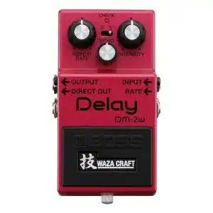 Delay pedal boss dm 2w delay waza craft special edition
