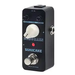Delay pedal sonicake digital delay pedal echo rain gitarre