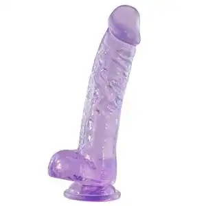 Dildo wanku realistischer 17cm lila mit starkem saugnapf