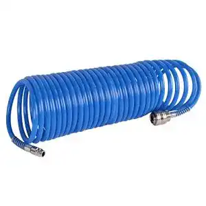 Druckluft spiralschlauch weldinger 10 m mit schnellkupplung