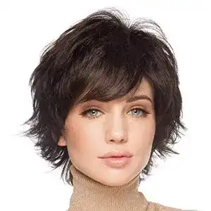 Echthaarperuecken haircube pixie cut peruecke menschenhaar