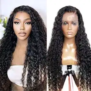 Echthaarperuecken skuld curly human hair wig 13x4 lace front