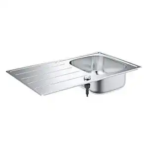 Edelstahlspuele grohe k200 1 becken kuechenspuele top mount