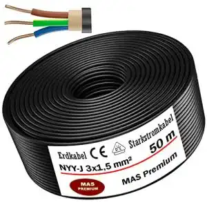 Erdkabel everdigi stromkabel 5m 10m 20m 25m 50m oder 100m