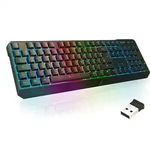 Ergonomische tastatur kabellos klim chroma wireless gaming
