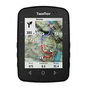 Fahrrad navi twonav terra outdoor gps mit 37 zoll breitbild