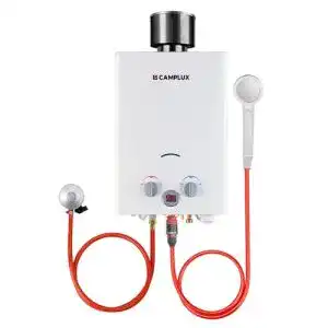 Gasdurchlauferhitzer camplux bw158c tankless m regenkappe