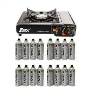 Gasgrill mit kartusche imex gaskocher edelstahl campingkocher