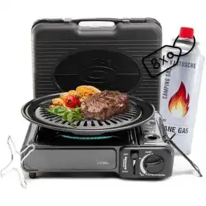 Gasgrill mit kartusche truware just camp truware camping