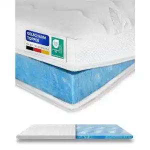 Gel topper 90x200 am qualitaetsmatratzen premium