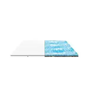 Gel topper 90x200 emma premium matratzen topper 6cm dick