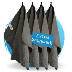 Geschirrtuecher elixito 4x ultra saugstark streifenfrei premium