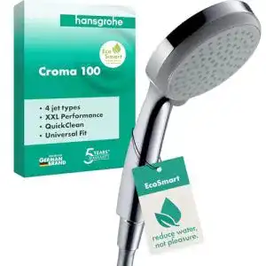 Handbrausen hansgrohe croma 100 wassersparender duschkopf