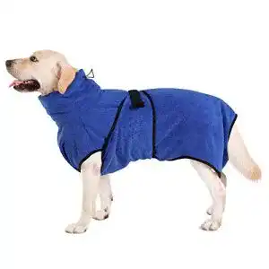 Hundebademantel pettom hunde bademantel mikrofaser