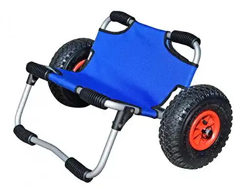 Kanuwagen Navyline mit Sitz in Blau
