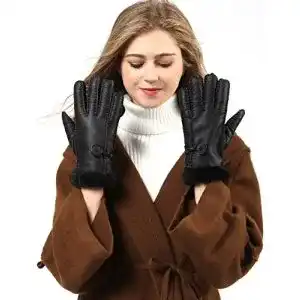 Lammfell handschuhe yiseven damen shearling