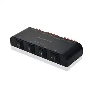Lautsprecher umschalter adwits 4 kanal lautsprecher switcher