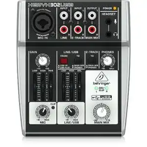 Mini mischpult behringer 302usb erstklassiger 5 eingangs mixer
