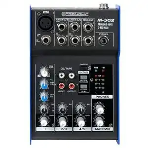 Mini mischpult pronomic m 502 live studio mischpult