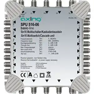 Multischalter 5by16 axing spu 516 06 multischalter 5 in 16