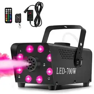 Nebelmaschine katomi 700w rgb effekt 13 farbigen 8 led