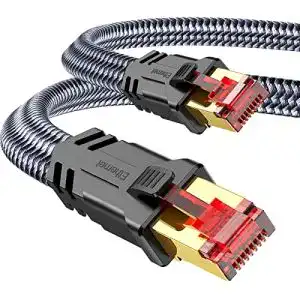 Netzwerkkabel snowkids cat 8 lan kabel 5m 40gbps ethernet