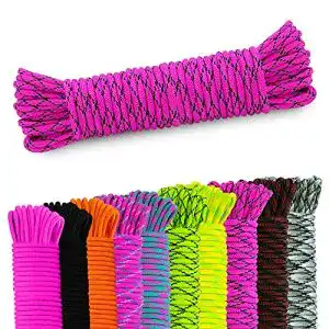 Paracord amzoutdoor neu 4mm 550 schnur 7 kernstraenge