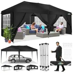 Pavillon 3x6 cobizi faltpavillon 3x6 pavillon wasserdicht