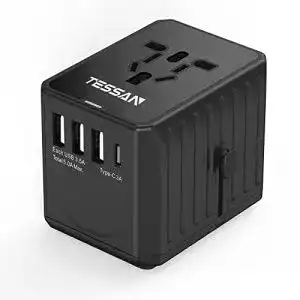 Reiseadapter weltweit tessan universal reiseadapter mit 3 usb