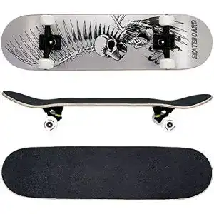 Skateboard funtomia mit abec 9 kugellager rollenhaerte 100a 1