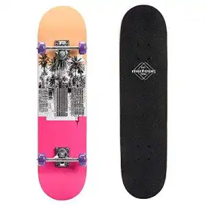 Skateboard meteor holz kinder mini cruiser kickboard rollen