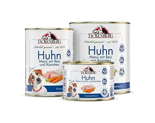 Tackenberg Hundefutter Hühnchen mit Langkornreis 6 x 200 g