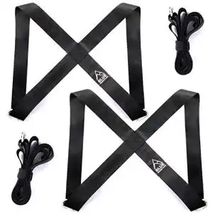 Tragegurt blue mountain verstaerkte pro lifting straps fuer 2